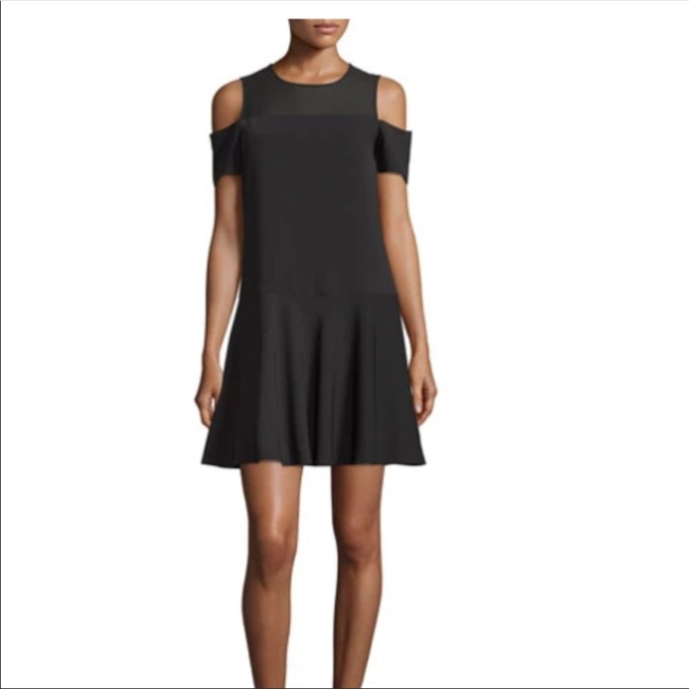 Cold Shoulder Swing Dress